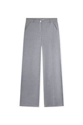Kyra broek jacquard denim blue