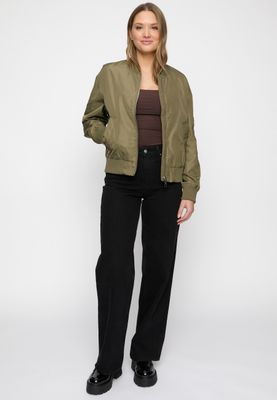 Covered ladies jacket bonnie olive groen
