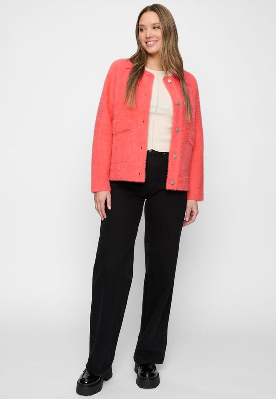 Covered ladies knitted jacket Paris Rood