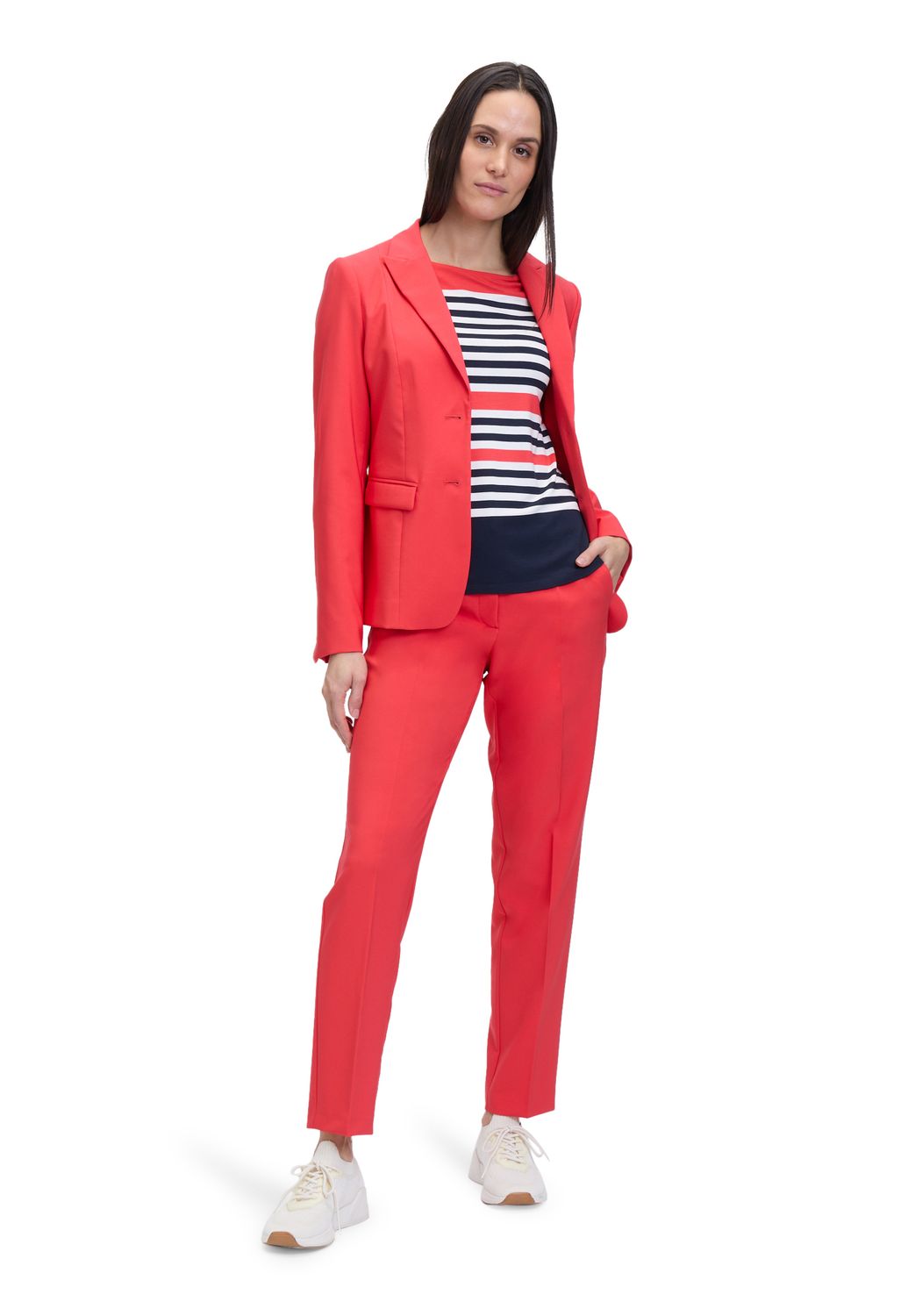 Betty Barclay Shirt blauw rood streep