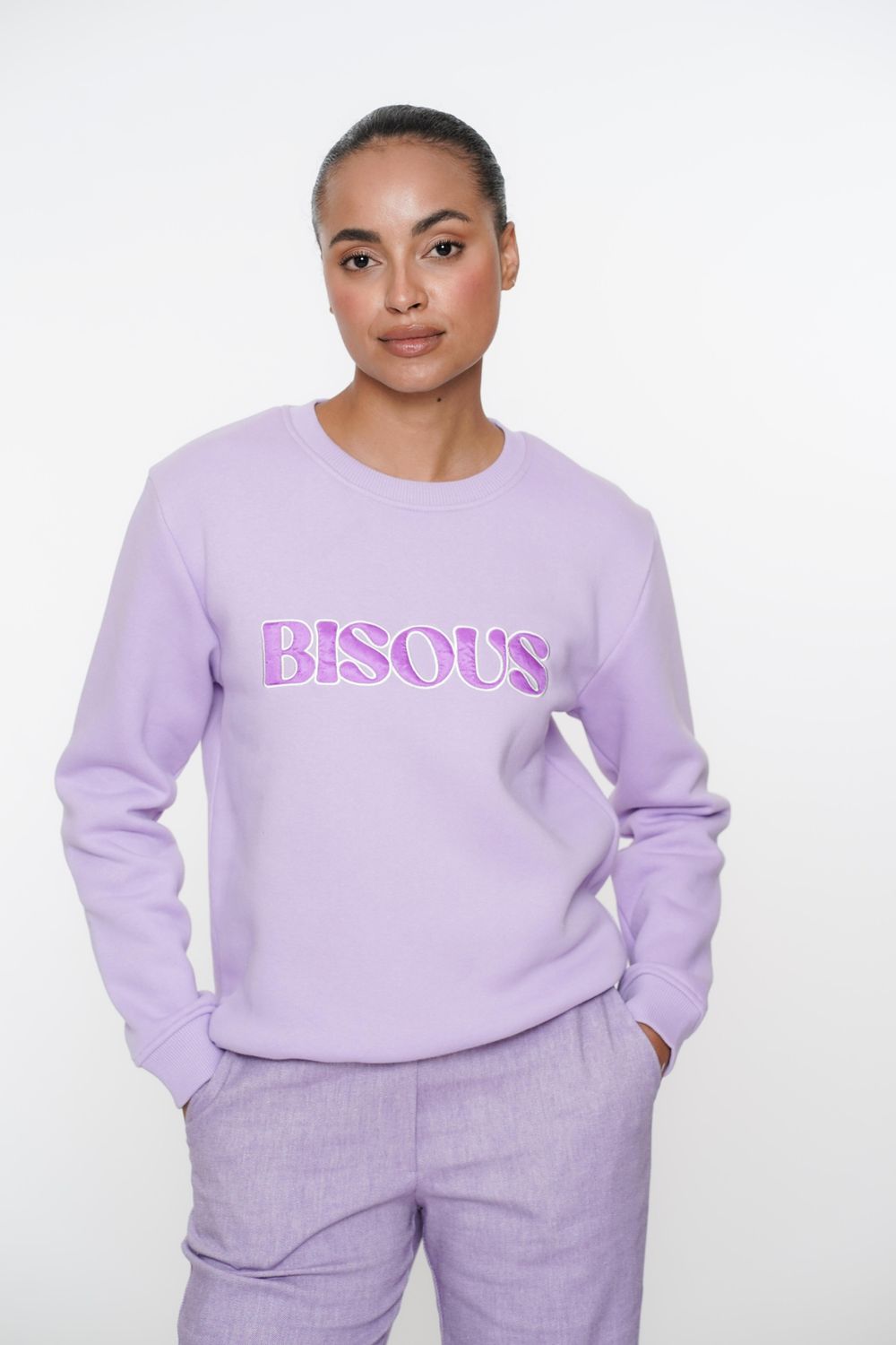 Geisha Sweater Bisous paars
