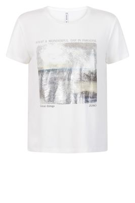 Zoso T shirt with print Valerie