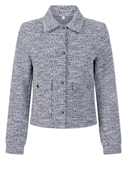Zoso Fancy jacquard jacket jane Blauw