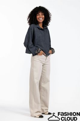 Studio Anneloes Dyanna denim blouse