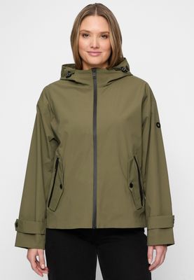 Covered GRS ladies jacket - woven Groen