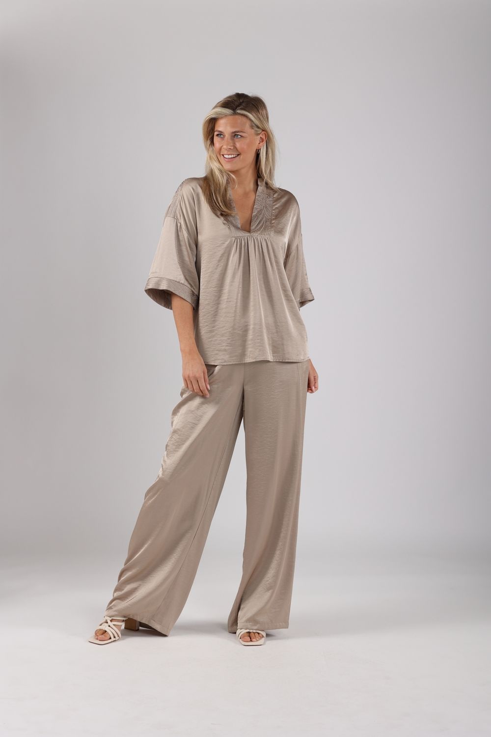 Nukus Josephine Pants Silky Bruin