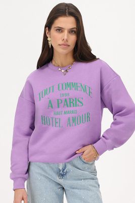 My Jewellery Hotel Amour sweater Paars