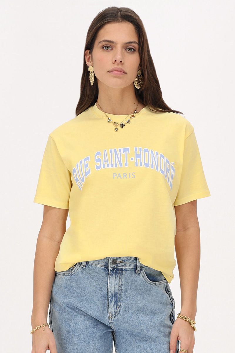 My Jewellery Geel T-shirt &quot;Rue saint honoré&quot;
