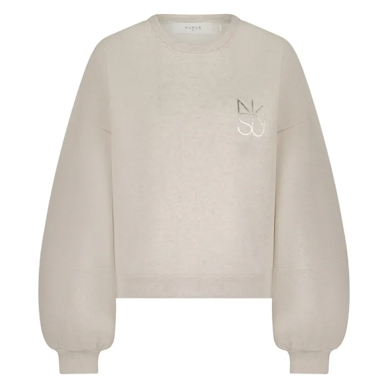 Nukus Sweater Amadora Sand Melange