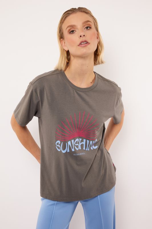 Fluresk Acacia T-shirt grijs