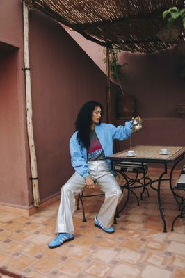 Fluresk Sylvan pants Zilver