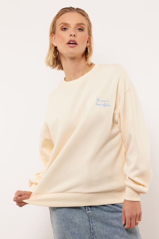 Fluresk Linden sweater Ecru