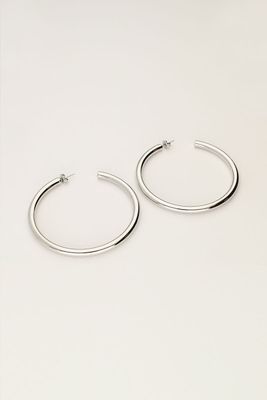 My Jewellery Earrings hoops big basic Zilver