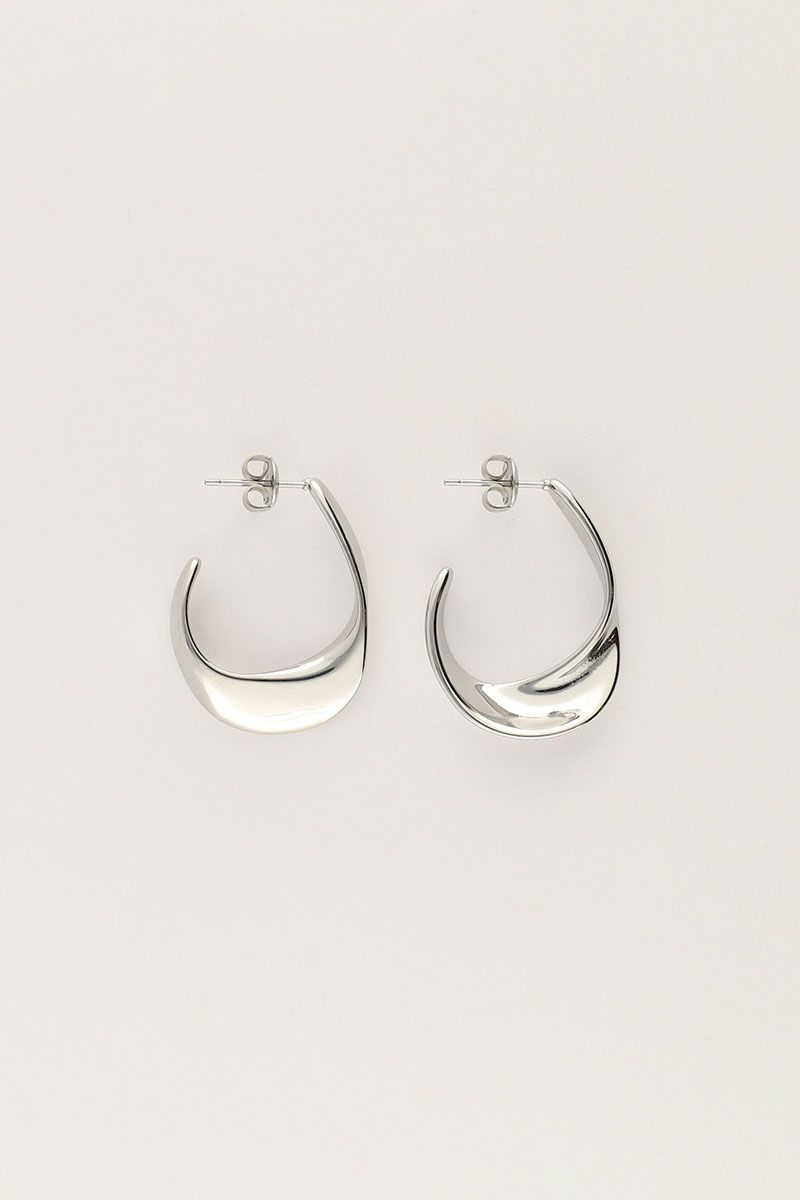 My Jewellery Earring hoops twist Zilver