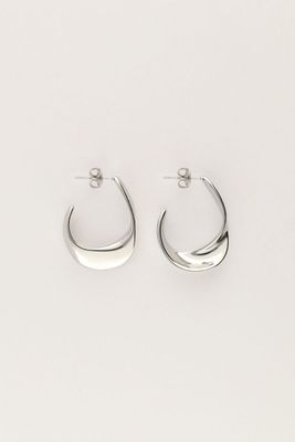 My Jewellery Earring hoops twist Zilver
