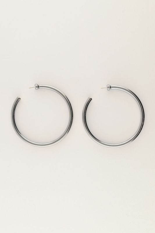 My Jewellery Earring hoops big basic Zilver