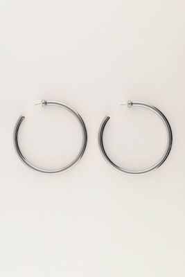 My Jewellery Earring hoops big basic Zilver