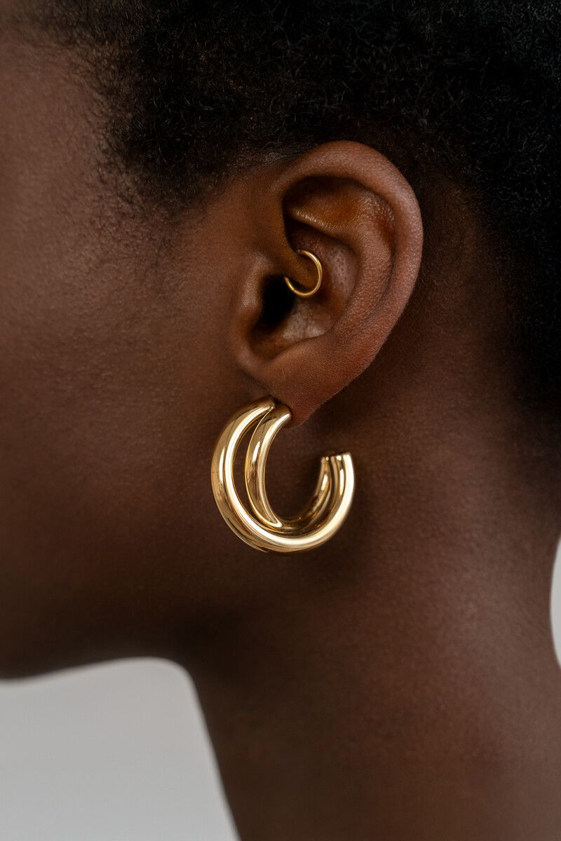 My Jewellery Earring hoops crossover Goud