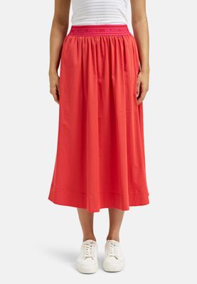 Milano Italy Rok rood met roze elastiek band