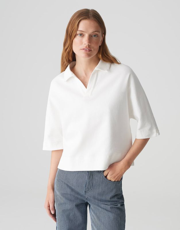 Opus polo Golos off white