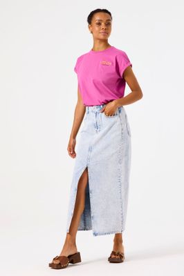 Garcia jeans denim rok met split
