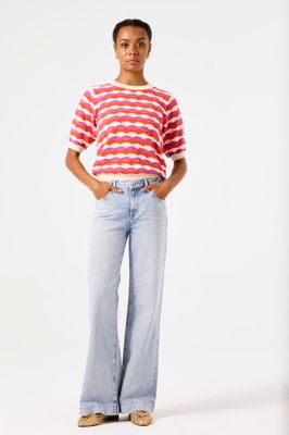 Garcia ladies gebreide pullover print