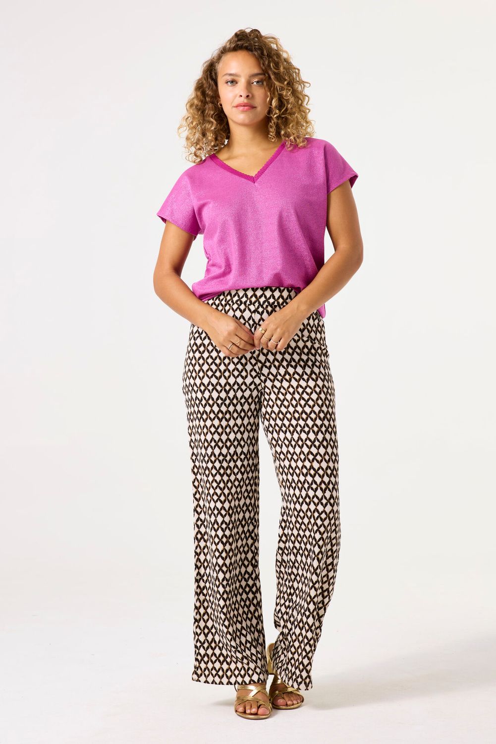 Garcia ladies T-shirt Roze