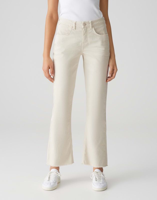 Opus broek Eboni beige