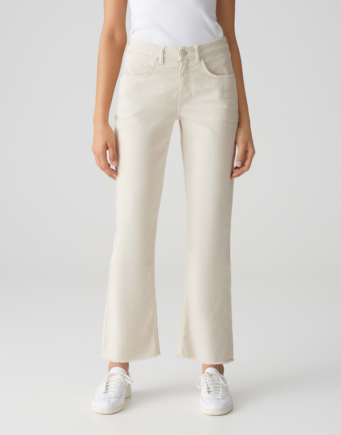 Opus broek Eboni beige