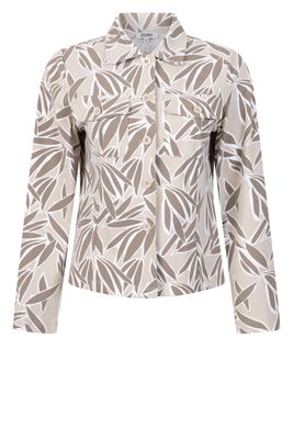 Zoso Print travel jacket/blouse Beige