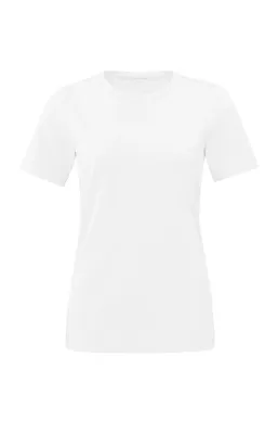 YAYA Wit T-shirt met korte mouwen en ronde hals