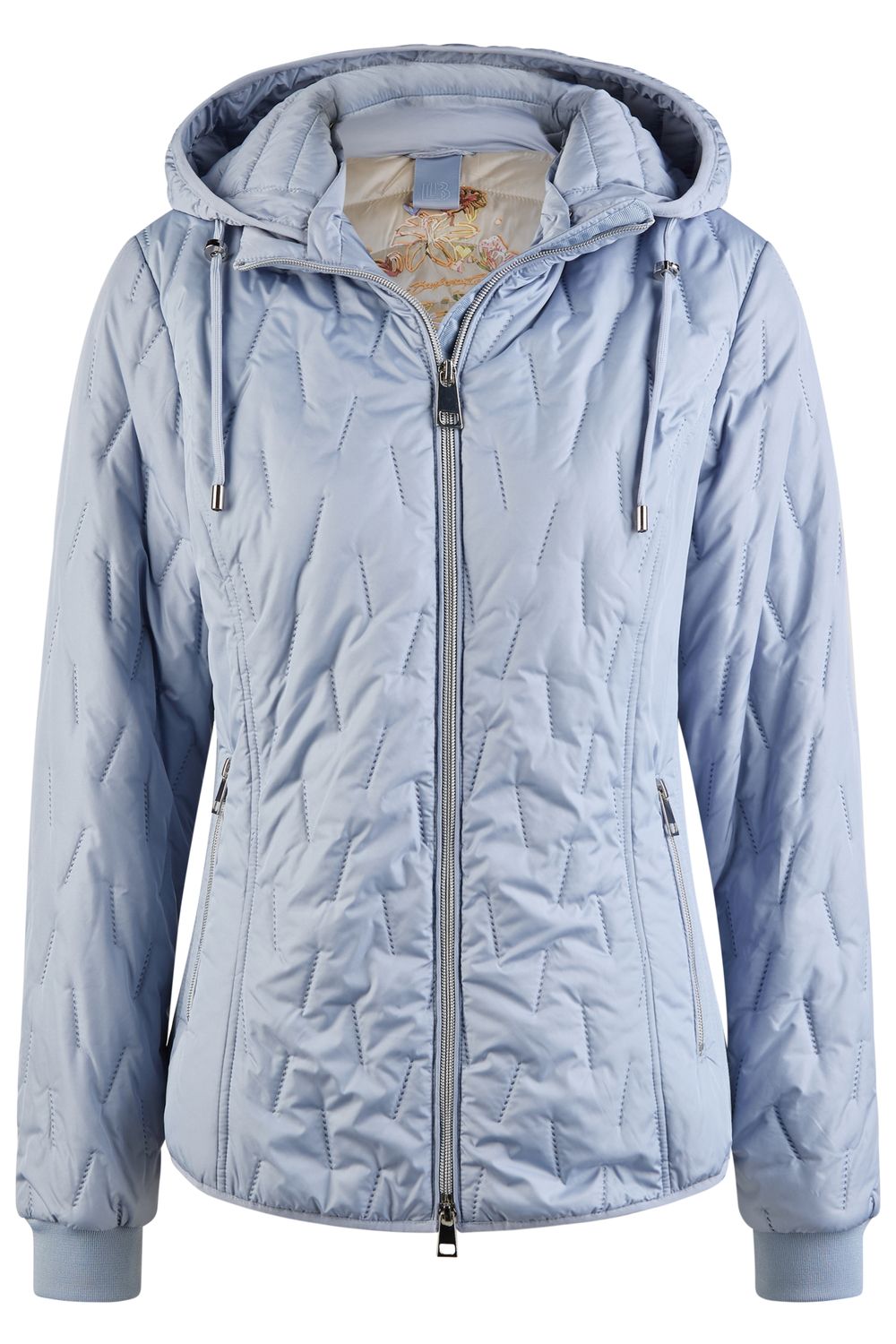 Barbara Lebek Jack met capuchon blauw