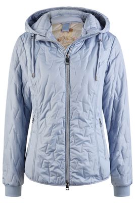 Barbara Lebek Jack met capuchon blauw