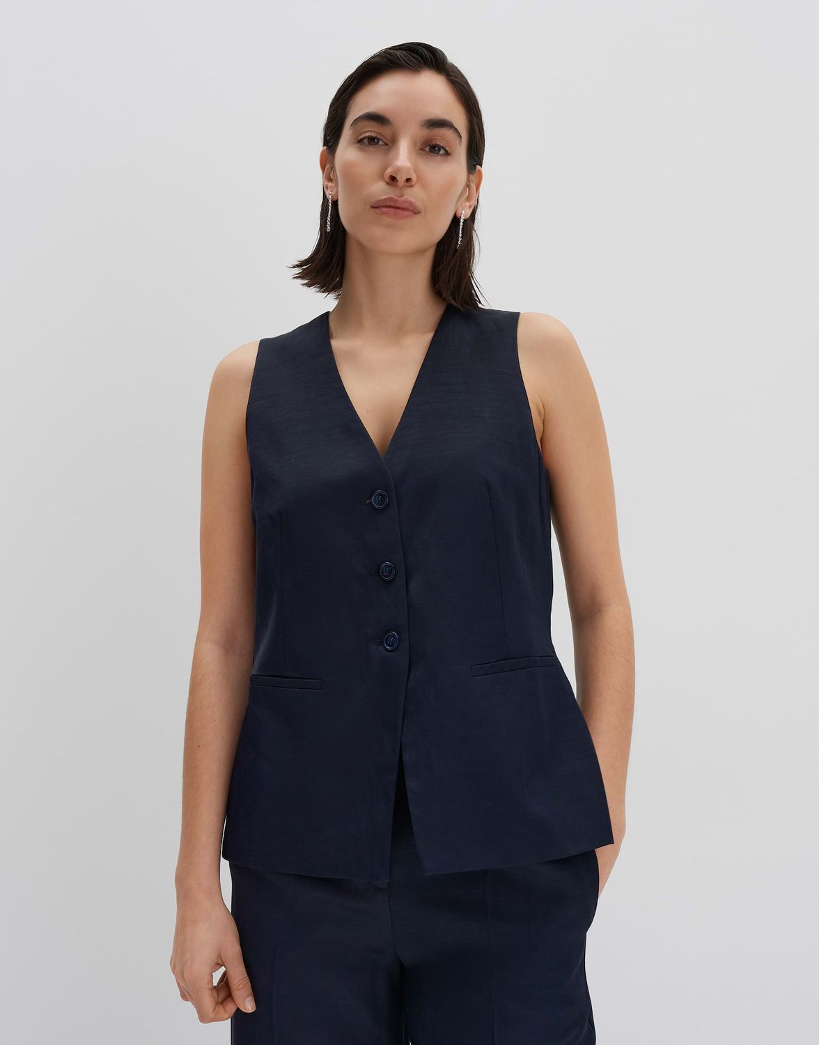 Someday top Noronja v hals donker Blauw