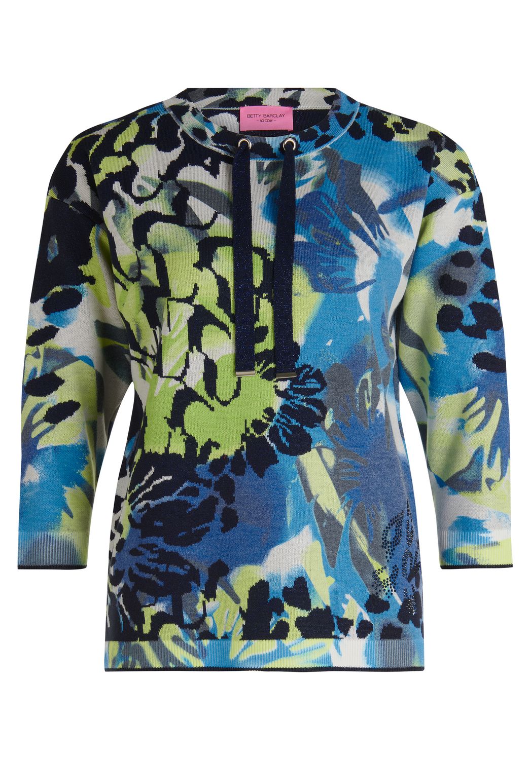 So Cosy sweat shit 3/4 mouw print