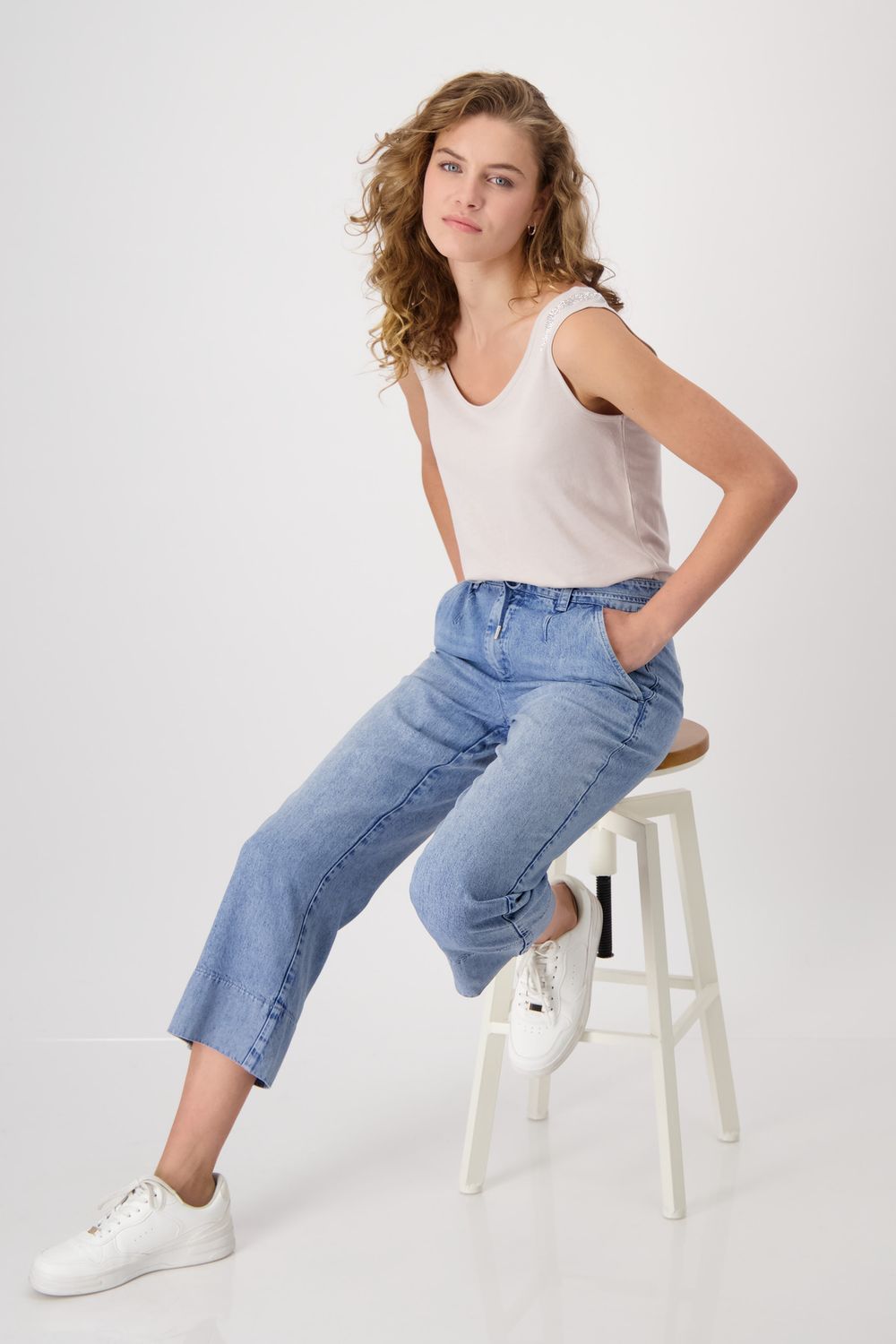 Monari Top met schouder detail