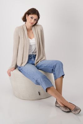 Monari losvallend vest beige