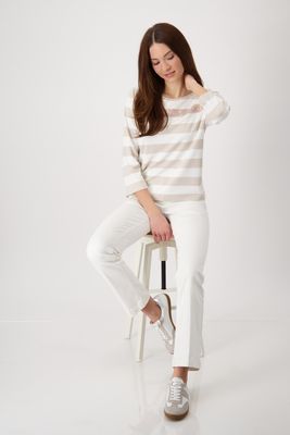 Monari Sweatshirt ecru/off white