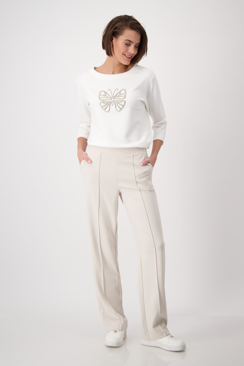 Monari Broek beige