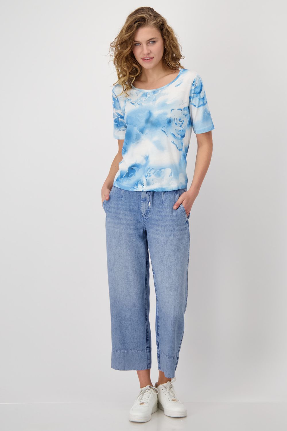 Monari T-Shirt met tie dye print