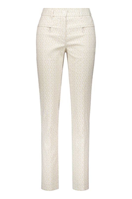 Gardeur broek Zigarette Slim Beige
