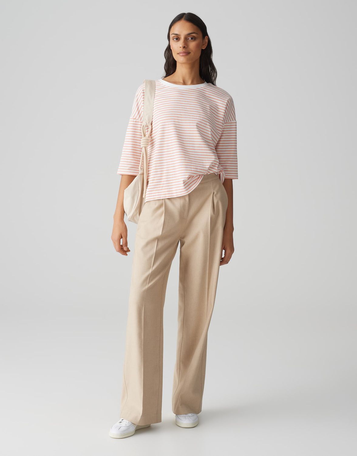 Opus streepshirt 3/4 mouw