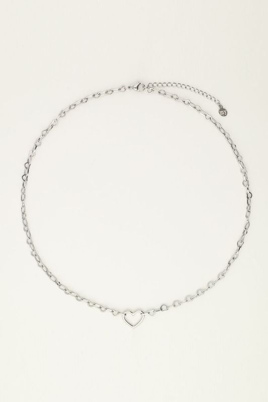 My Jewellery Necklace heart chain Zilver