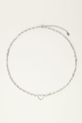 My Jewellery Necklace heart chain Zilver