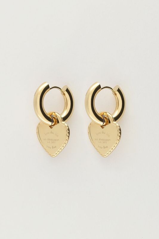 My Jewellery Oorbellen candy couture hart Goud