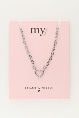 My Jewellery Necklace heart chain Zilver
