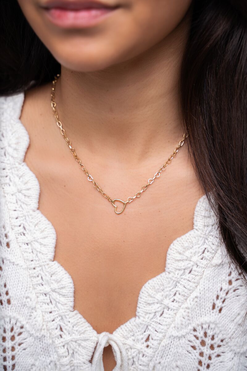 My Jewellery Necklace heart chain Goud