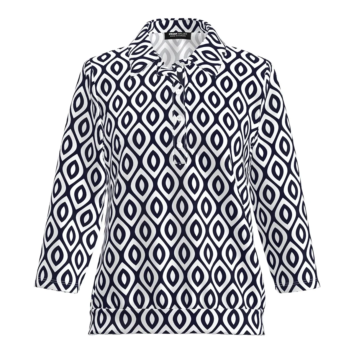 Frank Walder blouse Blauw