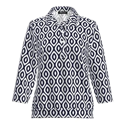 Frank Walder blouse Blauw