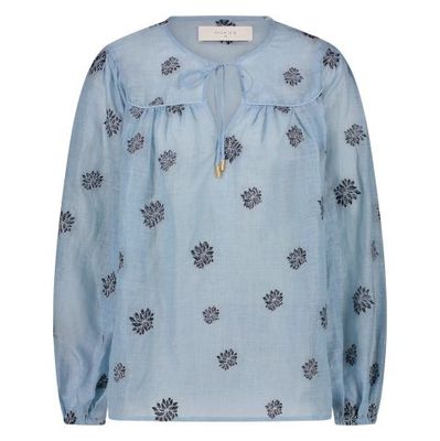 Nukus Kaoutar Blouse Blauw